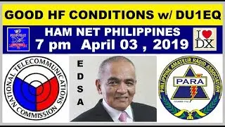 Very Good HF Conditions with Edsa DU1EQ Net Control | Nationwide Ham Net PHILIPPINES 7pm Edition