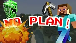 A Minecraft PE survival 🧟 on old phone, Day 1 Search for Diamonds