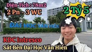 2 Tỷ 5| B&aacute;n Bds 2 PN Ngay KDC Intreso Kế B&ecirc;n Trường Đại Học Văn Hiến . DT: 78m2 Đầy Đủ Tiện &Iacute;ch