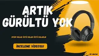 Nettech NT-BTH19 Kablosuz Kulak &Uuml;st&uuml; Kulaklık | Siyah Şıklık & G&uuml;&ccedil;l&uuml; Ses | NT-106760