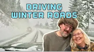 Winter Drive Blind Bay to Chase, BC