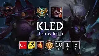 Kled Top vs Irelia - TR Challenger Patch 8.23