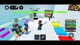 Playing math slap tower in roblox