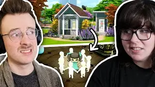 Gryphi Made Me Build *THIS* in The Sims 4?! 🕷️