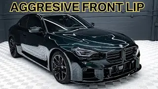 BMW G87 M2 AGGRESSIVE FRONT LIP! | How to Install