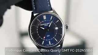Frederique Constant Classics Quartz GMT FC-252NS5B6