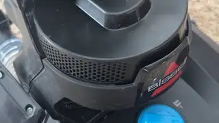 Bissell Powerforce Helix Bottom / motor filter clean