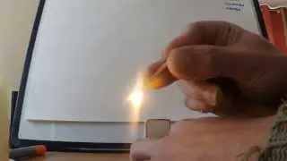 Slow Motion Match Strike with Go Pro