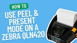 How to Use Peel & Present Mode on a Zebra QLN420 | Smith Corona Labels