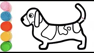 How To Draw a Cute Puppy Drawing | Dog Drawing For Kids | Cute Dog Drawing | Puppy Drawing Easy
