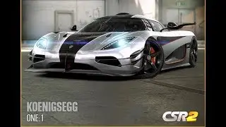 CSR2: Koenigsegg ONE:1 Max Tune & Shift Pattern