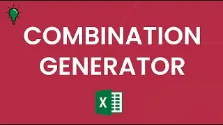 COMBINATION GENERATOR: Generate All Combinations