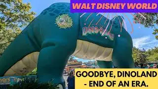 Walt Disney World Dinoland closes: End of an Era 🦕❤️🦖 #dinoland #waltdisneyworld #animalkingdom