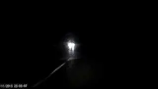 Rehunfall Unfall mit Reh 22 11 13  live Aufnahme mit Dashcam