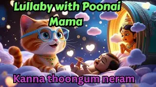 Lullaby with Poonai Mama, Kanna thoongum neram, Kanna sleeping song , soothing song for sleep