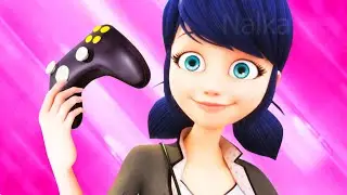 🐞MARINETTE and MAGIC JOYSTICK  / ANNA FROZEN in MIRACULOUS 5 🐞Ladybug and Cat Noir / Леди Баг прикол