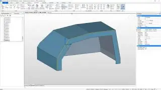 How to create a Sheet Metal Part from a Solid (Engine Casing) - BricsCAD Mechanical