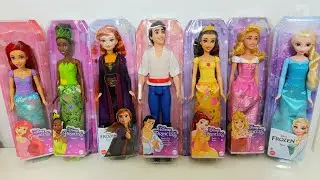 99 Minutes Disney Princess Collection ASMR Satisfying Unboxing | Disney Dolls Relaxing