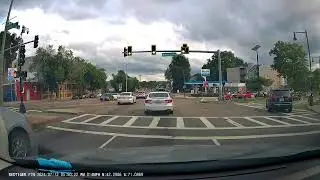 Driving on Blue Hill Ave from Roxbury to Milton.