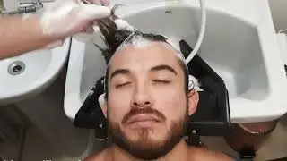 Lucas Frankreich being shampooed FULL VIDEO - shampoo scene
