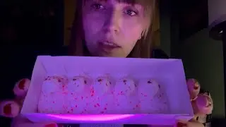  🐥 Eating Peppermint Peeps&reg;️| ASMR | No Talking (& Trail mix, Chewing, Crunching)