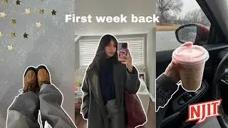 Starting off 2025 right| Back to school at NJIT, morning routine & coffee, manifesting