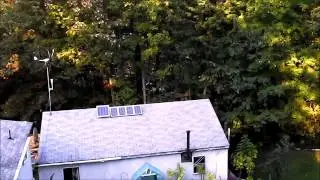 High Up drone HD video from New Hampshire over my house