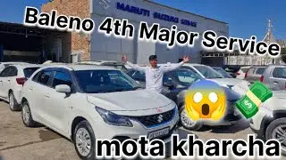 Maruti Baleno 4th Major Service Aaya Mota Kharcha 💸💸😱😱@carscrew