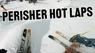 Leichhardt Laps and Australia's Highest Chairlift. (Perisher, NSW Australia) RAW SKIING POV [4K]