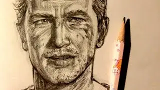 ASMR | Pencil Drawing 95 | Nathan Drake (Request)