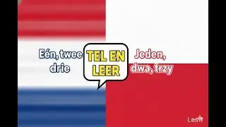 Tel en Leer — Les 1: Jeden, dwa, trzy (Eén, twee, drie)