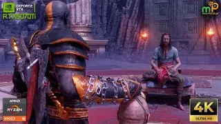 Кратос встречает Тира в DLC Valhalla для God of War Ragnarok.