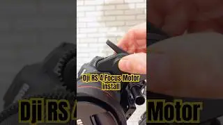 How to install Focus Motor on DJI RS4 #djirs4 #rs4combo #gimbal #focusmotor #short #rs3pro #rs4pro