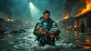 Military Hero Saves Three Blue Extraterrestrial Kids | Emotional HFY Story | Sci-Fi