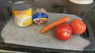Cosa si pu&ograve; mangiare con 3&euro; un piatto estivo? #spenderepoco #piattoestivo #eurospin