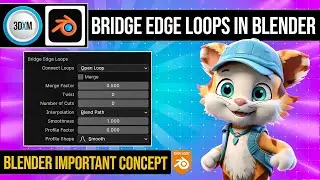 Bridge Edge Loop Blender Concept Master Class | The Ultimate Guide for Perfect Connections