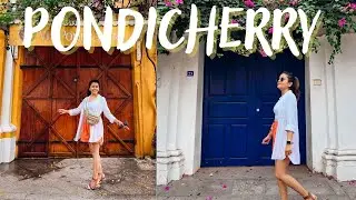 Pondicherry Vlog | Reached Pondicherry, Staying in French colony, exploring around white town & Fun