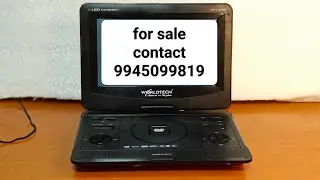WORLD TECH BRAND NEW PORTABLE DVD USD TV FM AV sold out  CONTACT 9945099819