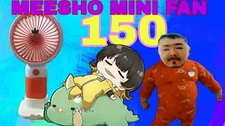 Meesho se shoping kara Orange mini pankha 😍😘 || gaming fan meesho shoping 