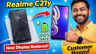 📲 Realme C21Y Display Replacement Telugu | Full Repair Story Explained 😮