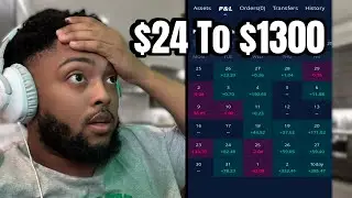 I Turned $24 To $1300 In A Month Daytrading ( With Proof)