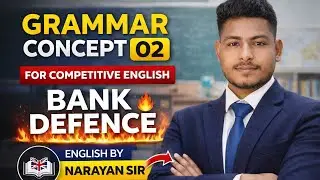 ENGLISH GRAMMAR CONCEPT 02 🎯 || SSC BANK DEFENCE 😲🔥 || ENGLISH BY NARAYAN SIR 🔥❤️