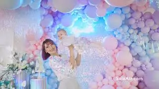 SolaAiR Shimmer Sequins Glitter  Backdrop Walls