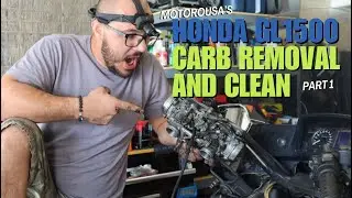 Is this the complex Carb ever? How to remove and clean a Honda GL1500 carb Part 1 by @MotoRoUsa