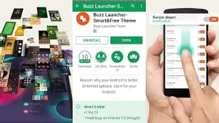 Buzz Launcher|| One of the Best Launcher For Android|| Download From The Play Store||