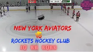 10 22 2022 New York Aviators Vs Rockets Hockey Club Usphl Elite Hockey