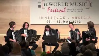 Verano Porteno-Astor Piazzolla Kwintetto 11e World Music festival  Innsbruck 11 mei 2013