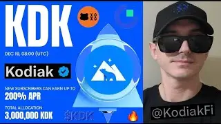 $KDK - KODIAK FINANCE TOKEN КРИПТО-МОНЕТА КАК КУПИТЬ KDK GATE TGE НОВЫЙ БЛОКЧЕЙН BERACHAIN ​​DEX ...