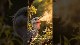 The Bird That Sounds Like a Machine Gun! 🦖 The Terrifying Shoebill Stork
