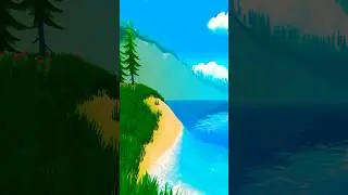 Как создать красивый открытый мир со стилизованным озером